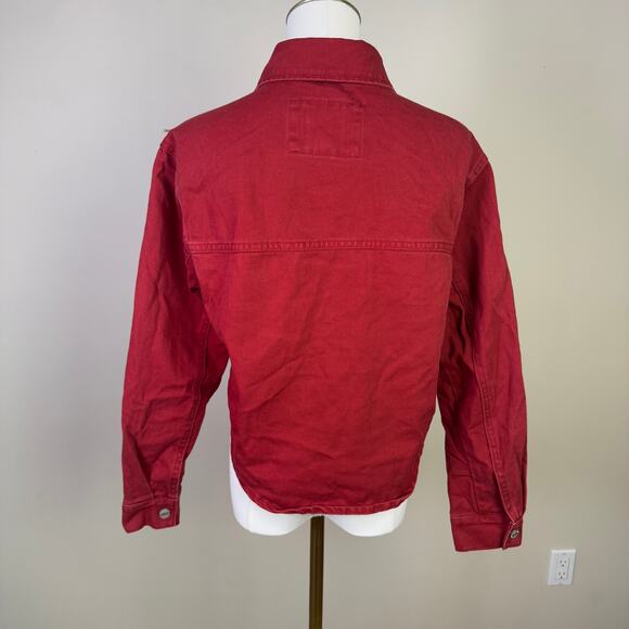 Stoosh Vintage Denim 26 International Cropped Jean Jacket US Women's S - Picture 2 of 5